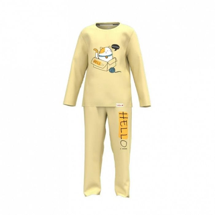 Комплект детска пижама Hello Cat